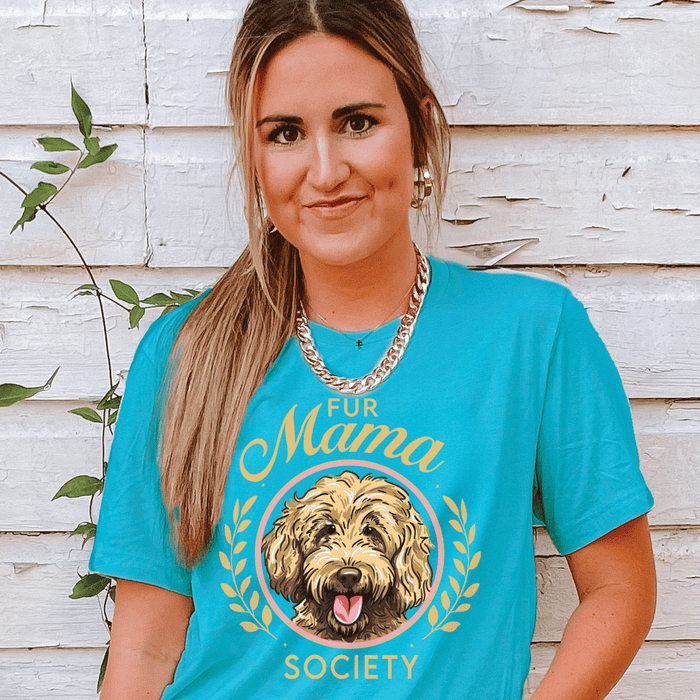 159 Fur Mama-Heather Aqua