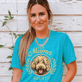 159 Fur Mama-Heather Aqua