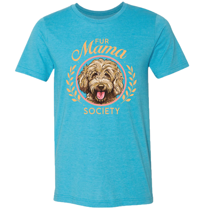 159 Fur Mama-Heather Aqua