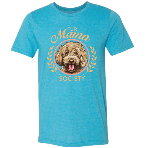 159 Fur Mama-Heather Aqua
