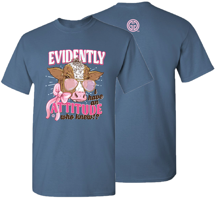2688 Attitude Cow-Indigo