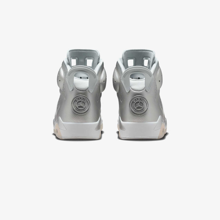 Air Jordan 6 Retro x PSG "Metallic Silver"