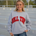 AL-SW-2002 ROLL TIDE LULU MAC SWEATSHIRT- GREY
