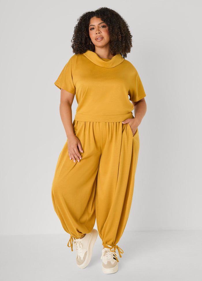 Ankle Tied Balloon Joggers
