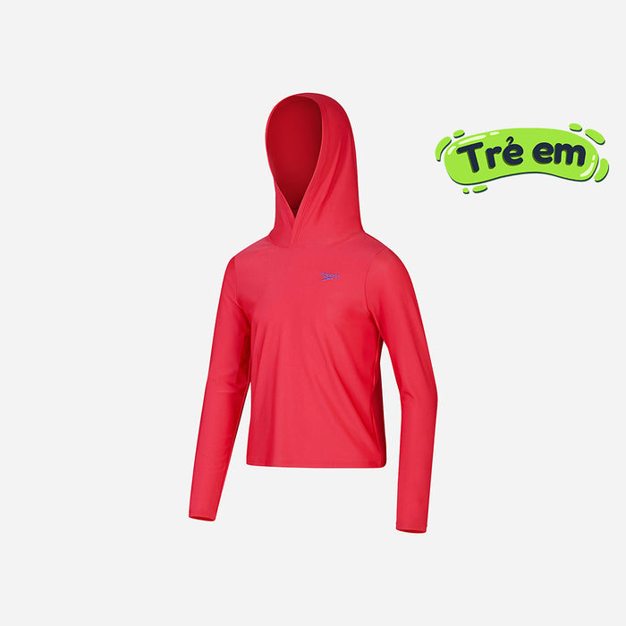 Áo Bơi Chống Nắng Bé Gái Speedo Essential Hood - Hồng - Supersports Vietnam