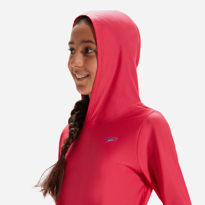 Áo Bơi Chống Nắng Bé Gái Speedo Essential Hood - Hồng - Supersports Vietnam