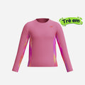 Áo Bơi Chống Nắng Bé Gái Speedo Long Sleeve Print Splice - Hồng - Supersports Vietnam
