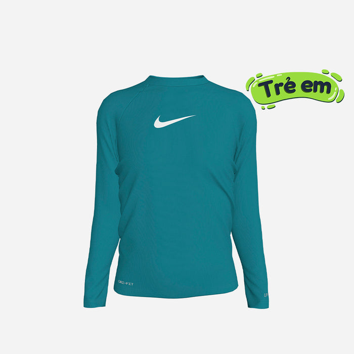 Áo Bơi Chống Nắng Bé Gái Nike Swim Long Sleeve Hydroguard - Xanh Dương - Supersports Vietnam