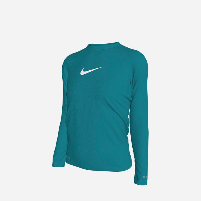 Áo Bơi Chống Nắng Bé Gái Nike Swim Long Sleeve Hydroguard - Xanh Dương - Supersports Vietnam