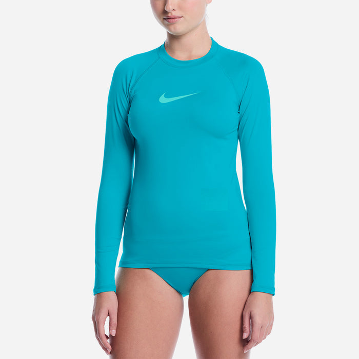 Áo Bơi Chống Nắng Nữ Nike Swim Hydroguard Long Sleeve - Xanh Dương - Supersports Vietnam