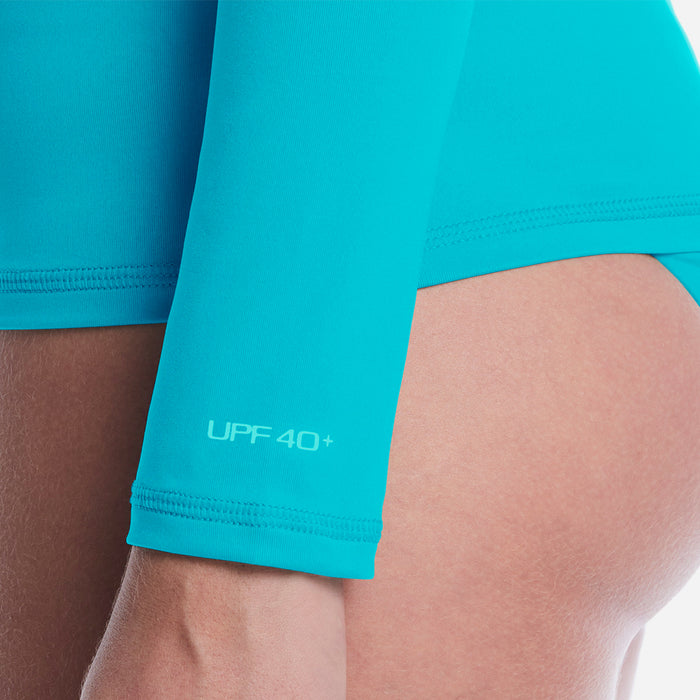 Áo Bơi Chống Nắng Nữ Nike Swim Hydroguard Long Sleeve - Xanh Dương - Supersports Vietnam