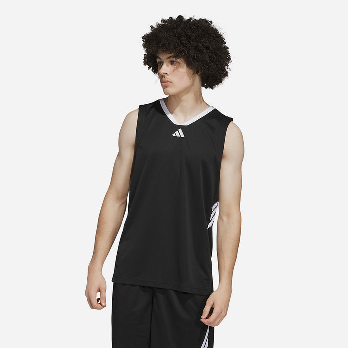 Áo Ba Lỗ Nam Adidas 3-Stripes Basketball Legends - Đen - Supersports Vietnam