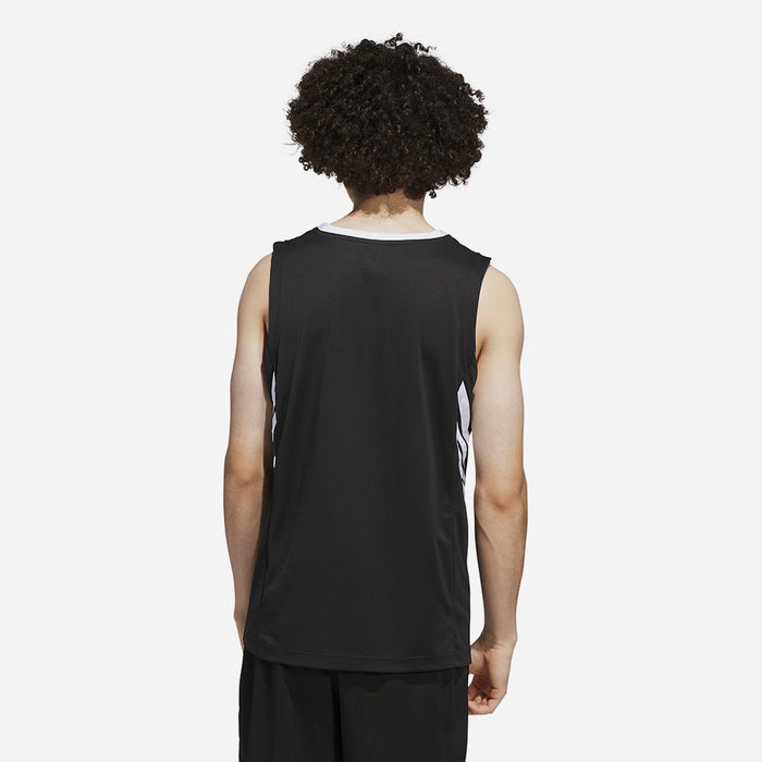 Áo Ba Lỗ Nam Adidas 3-Stripes Basketball Legends - Đen - Supersports Vietnam
