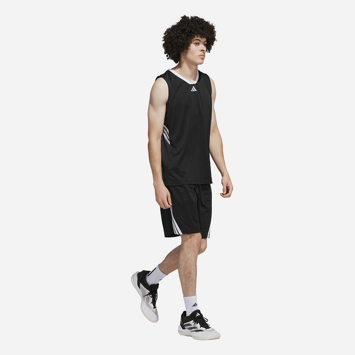 Áo Ba Lỗ Nam Adidas 3-Stripes Basketball Legends - Đen - Supersports Vietnam