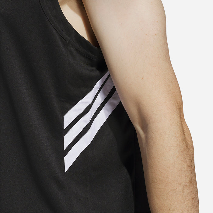 Áo Ba Lỗ Nam Adidas 3-Stripes Basketball Legends - Đen - Supersports Vietnam