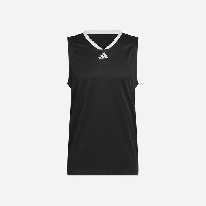 Áo Ba Lỗ Nam Adidas 3-Stripes Basketball Legends - Đen - Supersports Vietnam