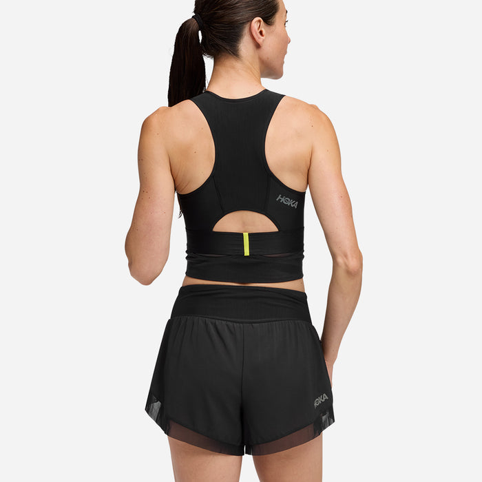 Áo Bra Thể Thao Nữ HOKA Race Day - Đen - Supersports Vietnam