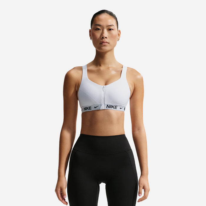 Áo Bra Thể Thao Nữ Nike Indy High-Support Padded Front-Zip - Trắng - Supersports Vietnam