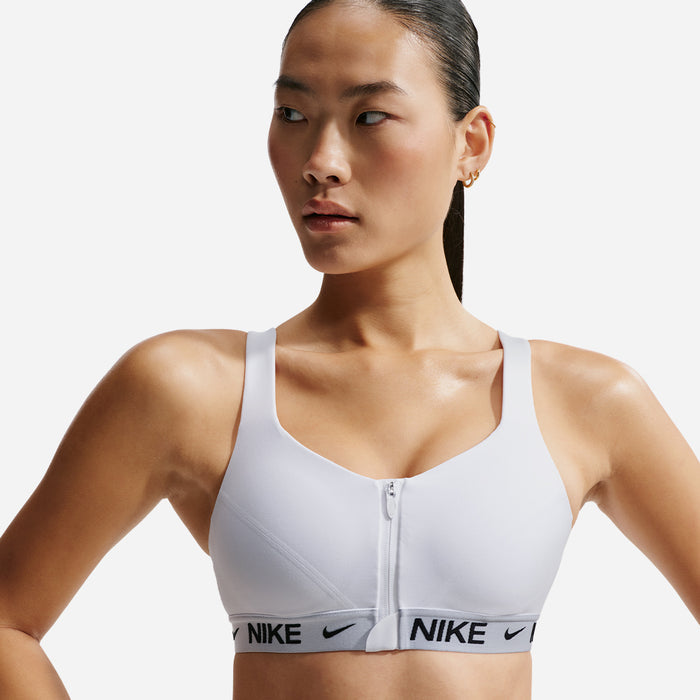 Áo Bra Thể Thao Nữ Nike Indy High-Support Padded Front-Zip - Trắng - Supersports Vietnam