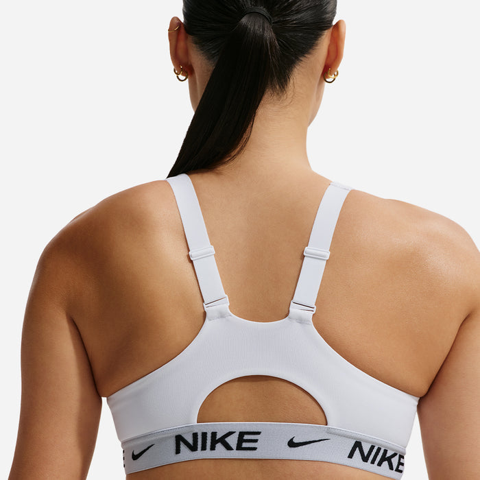 Áo Bra Thể Thao Nữ Nike Indy High-Support Padded Front-Zip - Trắng - Supersports Vietnam