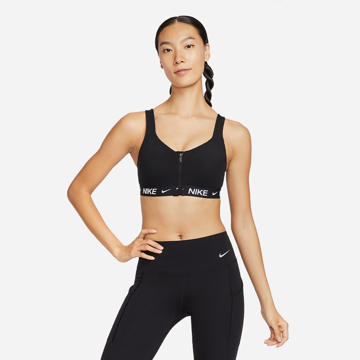 Áo Bra Thể Thao Nữ Nike Indy High-Support Zip - Đen - Supersports Vietnam