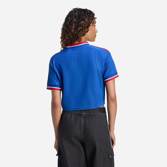 Áo Đá Bóng Nữ Adidas Sân Khách Manchester United 26/27 Crop - Xanh Dương - Supersports Vietnam