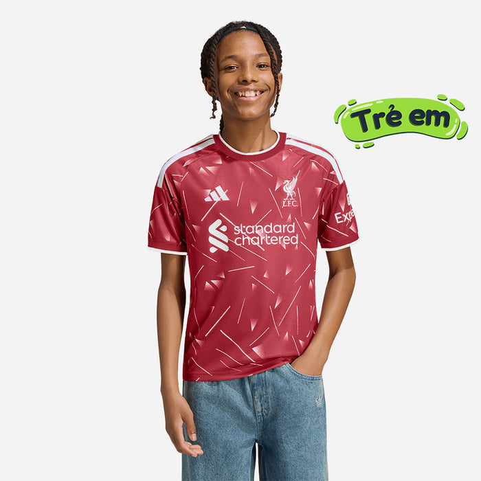Áo Đá Bóng Trẻ Em Adidas Sân Nhà Liverpool Fc 26/27 Replica - Đỏ - Supersports Vietnam