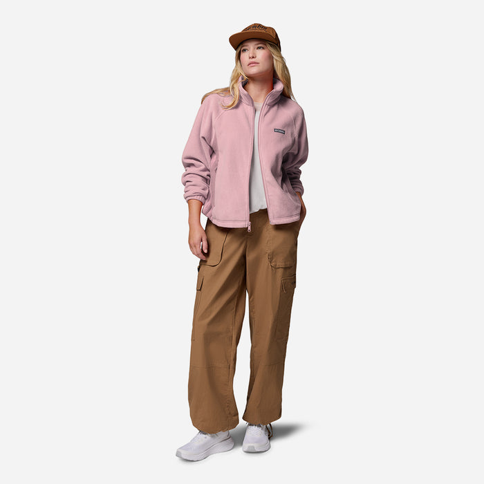 Áo Khoác Nữ Columbia Benton Springs™ Relaxed Full Zip - Hồng - Supersports Vietnam