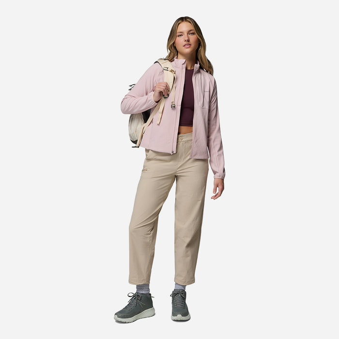 Áo Khoác Nữ Columbia Superior Summit™ Grid Full Zip - Hồng - Supersports Vietnam