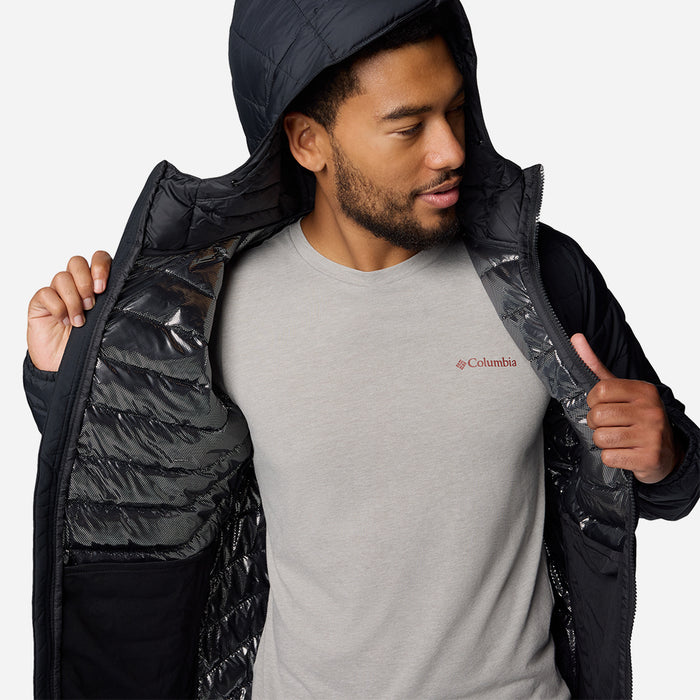 Áo Khoác Nam Columbia Powder Lite™ II Hooded - Đen - Supersports Vietnam