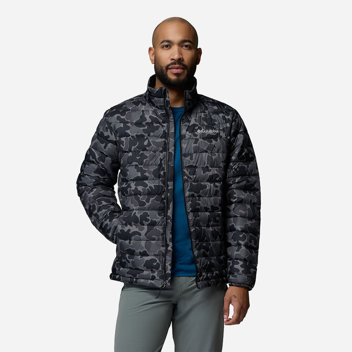 Áo Khoác Nam Columbia Powder Lite™ II Printed - Xám - Supersports Vietnam