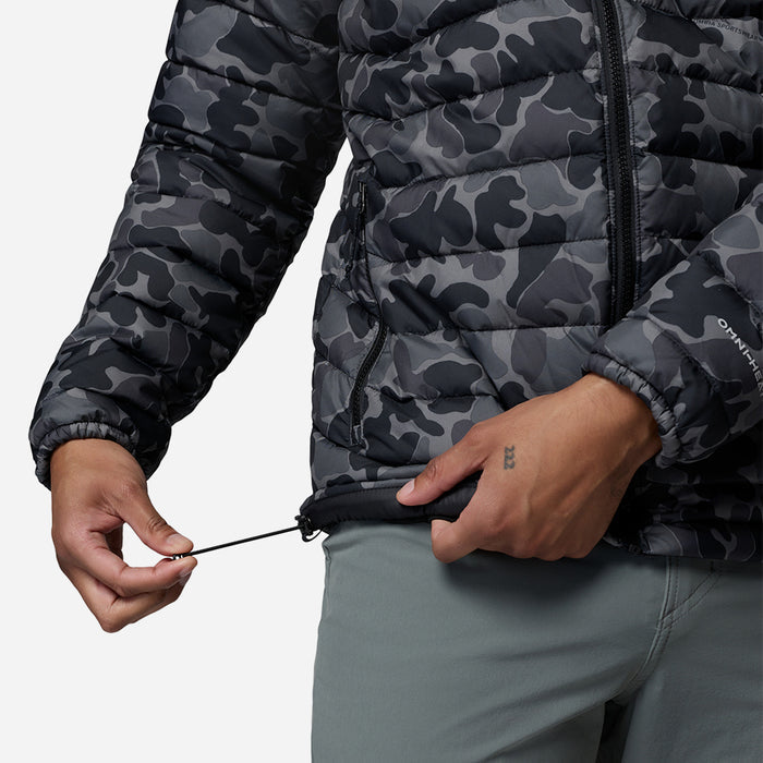 Áo Khoác Nam Columbia Powder Lite™ II Printed - Xám - Supersports Vietnam