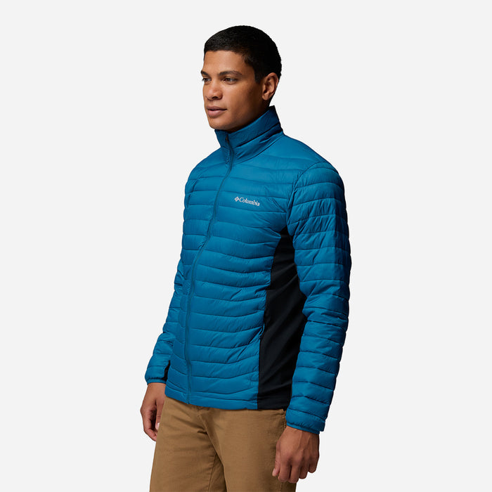 Áo Khoác Nam Columbia Powder Pass™ Hybrid - Xanh Dương - Supersports Vietnam