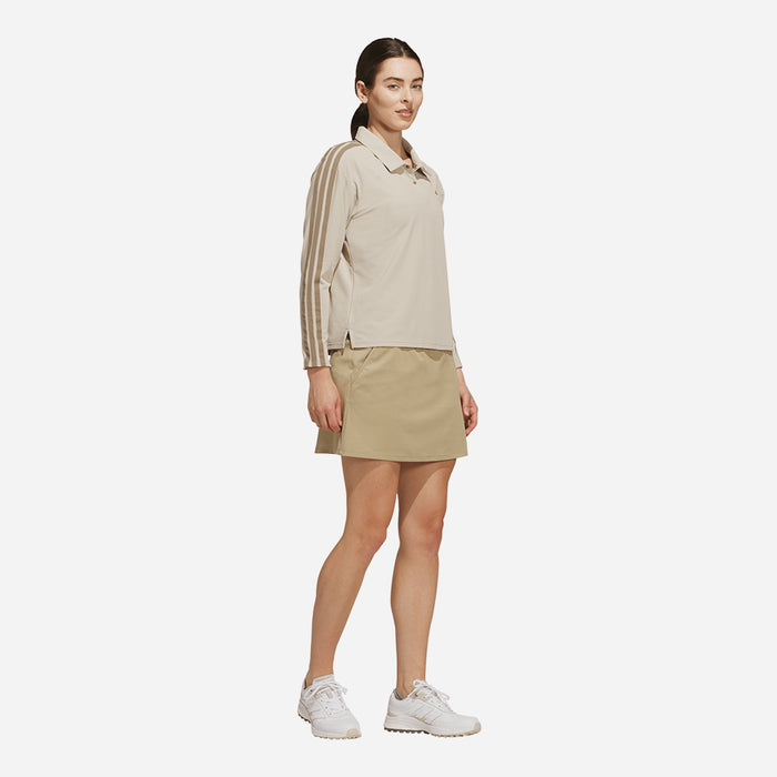 Áo Polo Nữ Adidas Climacool 3-Stripes Long Sleeve - Be - Supersports Vietnam
