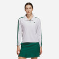 Áo Polo Nữ Adidas Climacool 3-Stripes Long Sleeve - Trắng - Supersports Vietnam