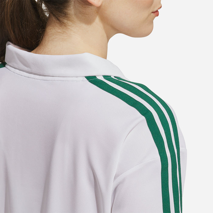 Áo Polo Nữ Adidas Climacool 3-Stripes Long Sleeve - Trắng - Supersports Vietnam