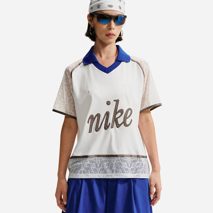Áo Polo Nữ Nike Sportswear Lace Jersey - Trắng - Supersports Vietnam