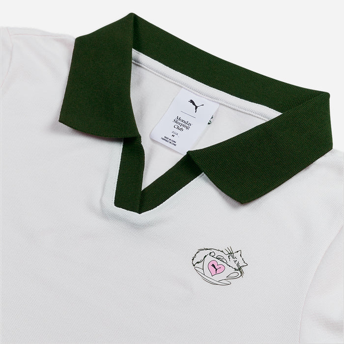 Áo Polo Nữ Puma X Monday Sleeping Club Short Sleeve - Trắng - Supersports Vietnam