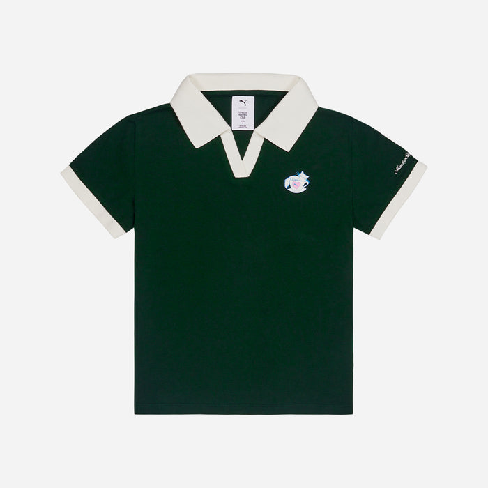 Áo Polo Nữ Puma X Monday Sleeping Club Short Sleeve - Xanh Lá - Supersports Vietnam
