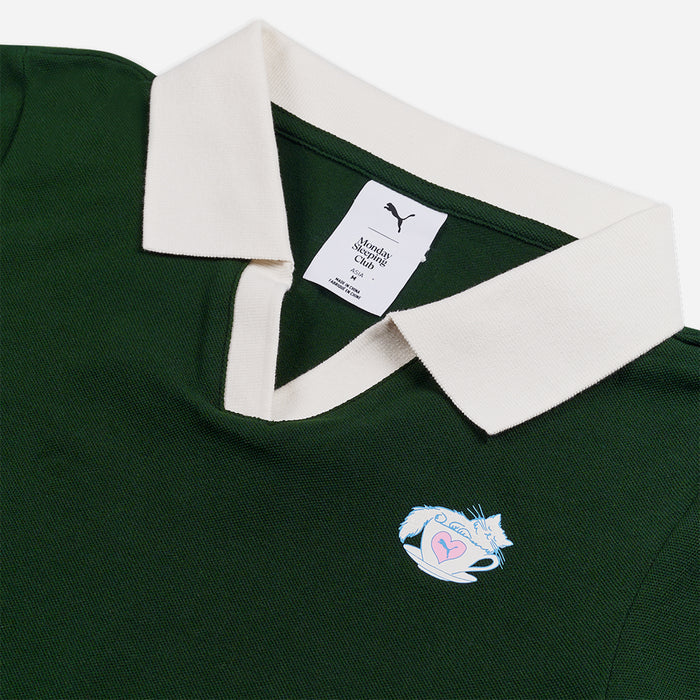 Áo Polo Nữ Puma X Monday Sleeping Club Short Sleeve - Xanh Lá - Supersports Vietnam