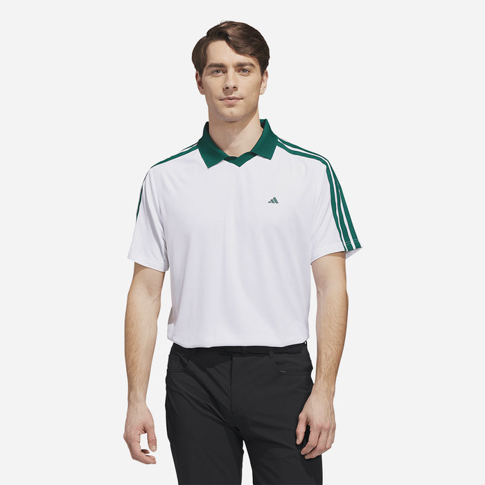 Áo Polo Nam Adidas 3 Stripes Short Sleeve - Trắng - Supersports Vietnam