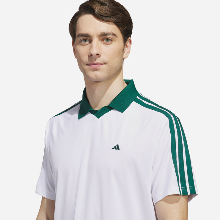 Áo Polo Nam Adidas 3 Stripes Short Sleeve - Trắng - Supersports Vietnam