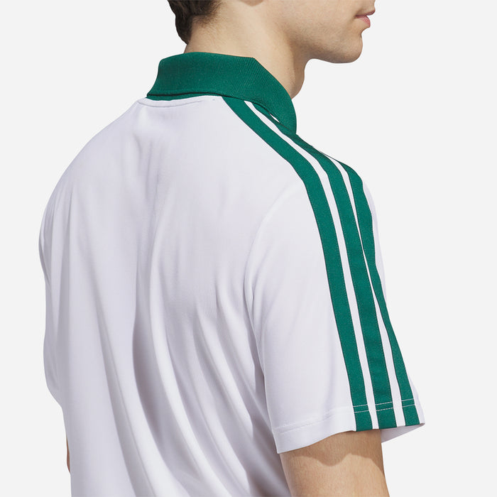 Áo Polo Nam Adidas 3 Stripes Short Sleeve - Trắng - Supersports Vietnam