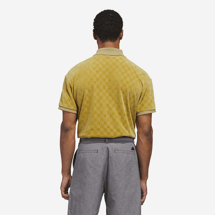 Áo Polo Nam Adidas Knit Short Sleeve - Vàng - Supersports Vietnam