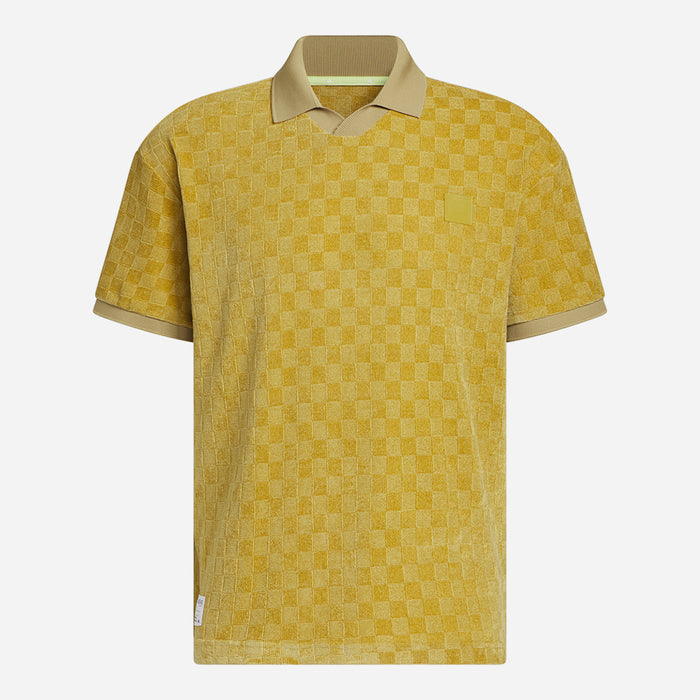 Áo Polo Nam Adidas Knit Short Sleeve - Vàng - Supersports Vietnam