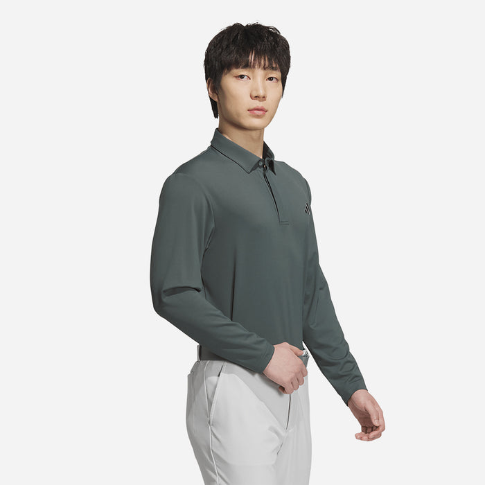 Áo Polo Nam Adidas Long Sleeve Aeroready - Xanh Quân Đội - Supersports Vietnam