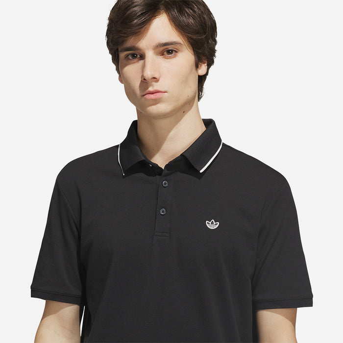 Áo Polo Nam Adidas Originals Twistknit Trefoil - Đen - Supersports Vietnam
