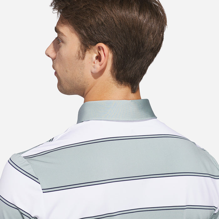 Áo Polo Nam Adidas Ultimate365+ Jumbo Stripe Climacool - Trắng - Supersports Vietnam