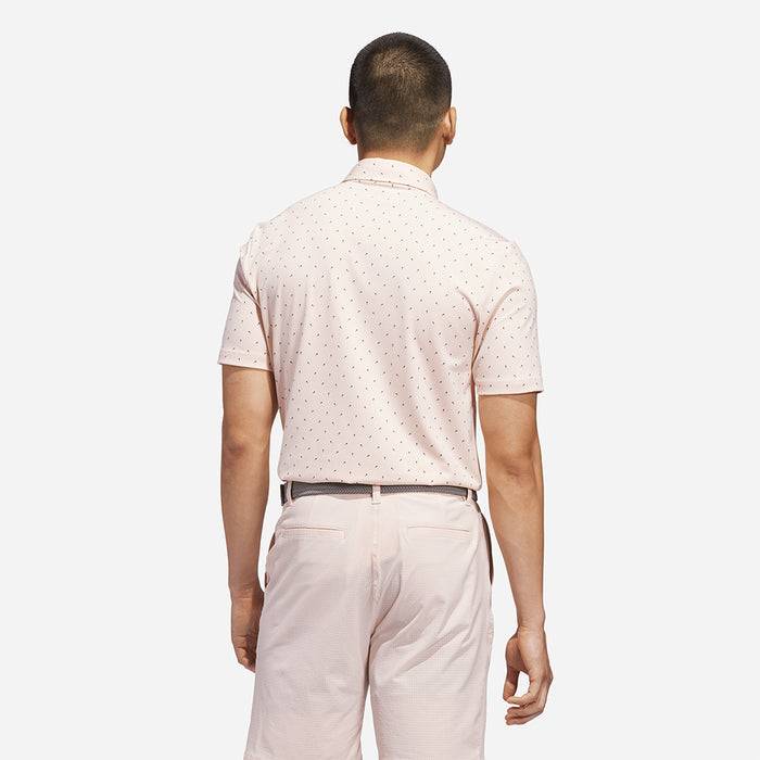 Áo Polo Nam Adidas Ultimate365+ Micro Print - Hồng - Supersports Vietnam