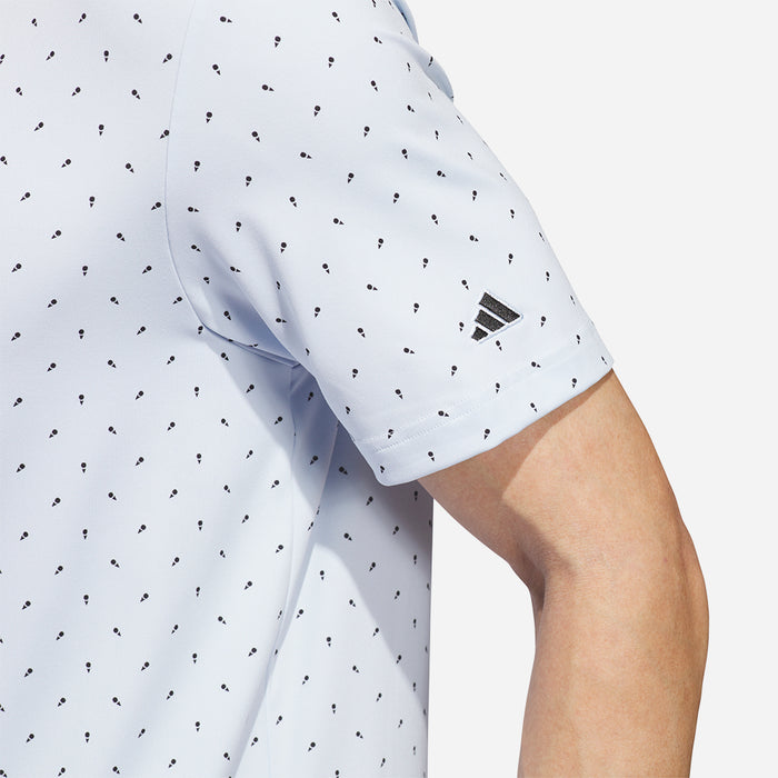 Áo Polo Nam Adidas Ultimate365+ Micro Print - Trắng - Supersports Vietnam